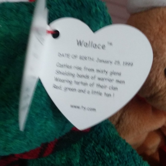 TY "4" HOLIDAY Beanies *VINTAGE* W/Wooden Sleigh - Picture 9 of 10